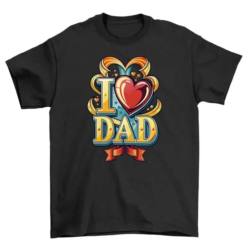 Heart Dad Ribbon T shirt Show Some Love Funny tee with a heartwarming des