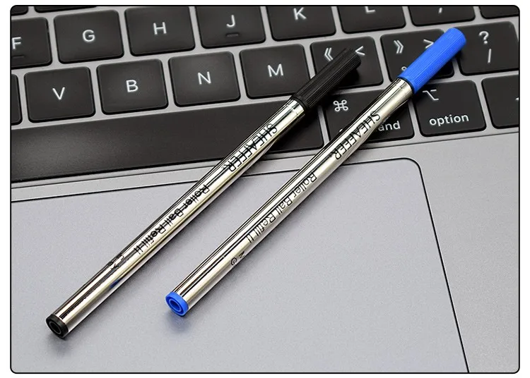 Sharp shearfer kugelschreiber kugelschreiber metall ersatz core unterschrift stift kugel kopf blau schwarz große kapazität – Detail 8