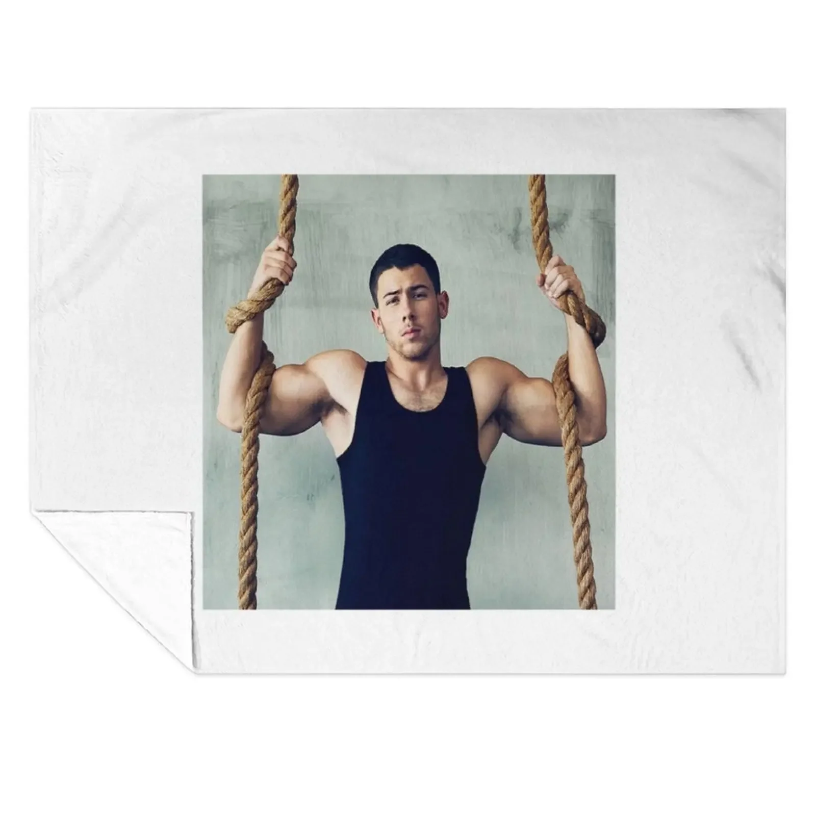 

nick jonas Throw Blanket Flannels Bed covers Luxury Throw Cute Plaid Blankets