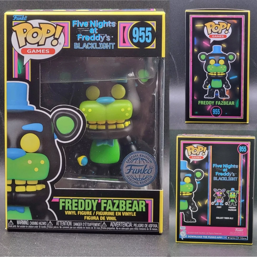 

Freddy Fazbear Figures #955 Funko Pop Games Five Nights at Freddy's Vinyl Model Toy Doll Collectible Limited Edition Toy Gift