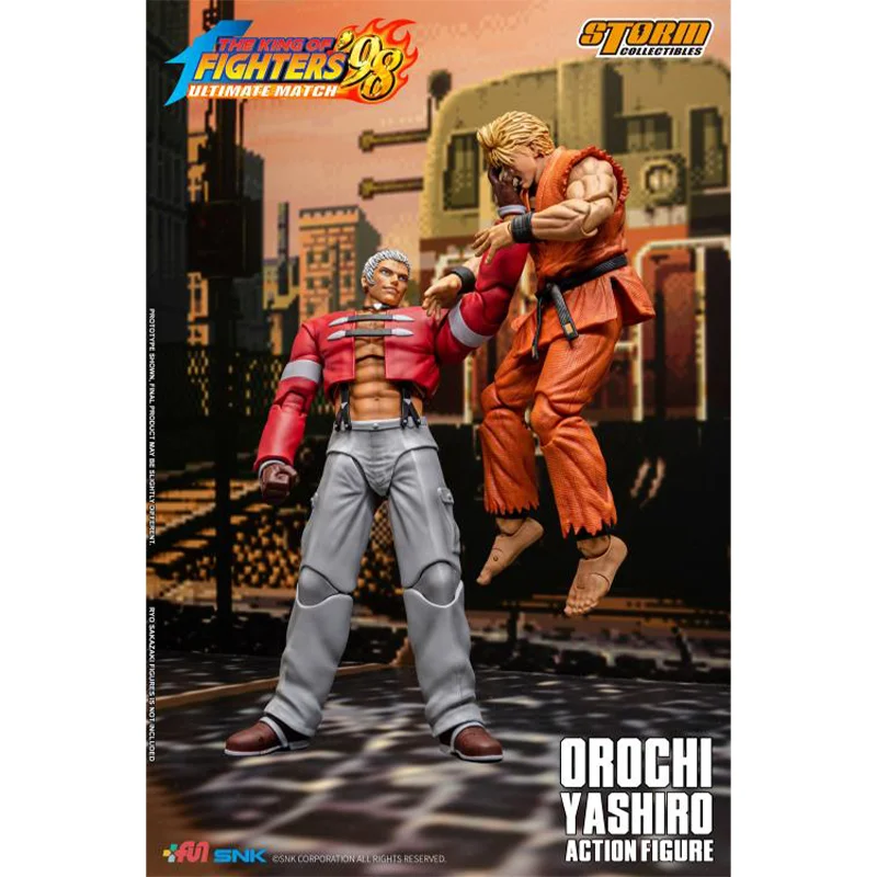 Original Storm Toys 1/12 The King of Fighters '98 Ultimate Match Orochi Yashiro In Stock Anime Collection Figures Model Toys