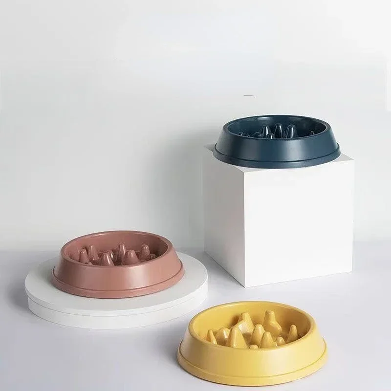 Dog Bowls Slow Feeder Maze Interactive Dog Puzzle Non Skid Stop Pet Food Bowls Eco-Friendly Non Toxic Healthy Design Dog Bowl