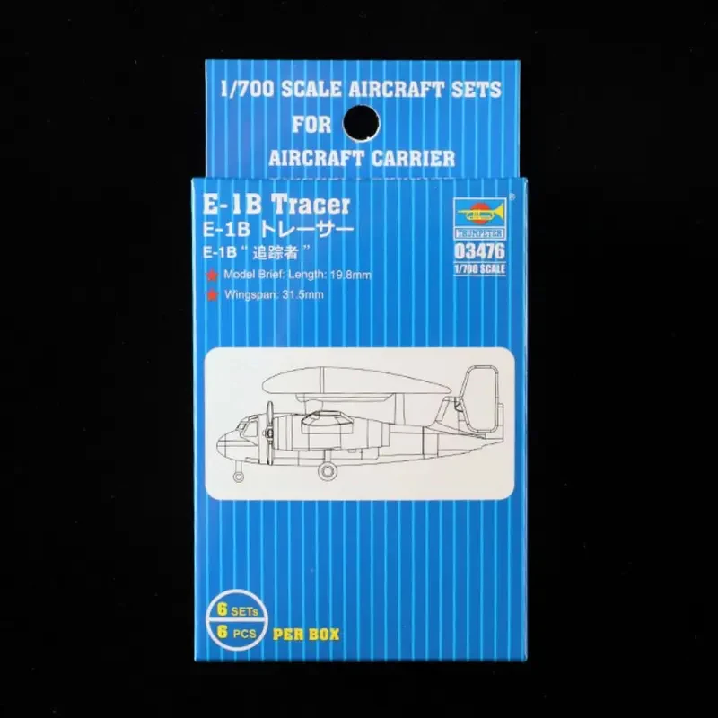 Trumpeter 03476 1:700 E-1B Tracer Fighter Assembly Model Kit