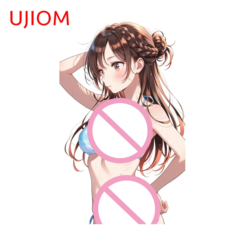 UJIOM Mizuhara Chizuru Pretty Wall Sticker Bikini Anime Girl Exquisite PVC Decal Vinyl Waterproof Material Living Room Wardrobe