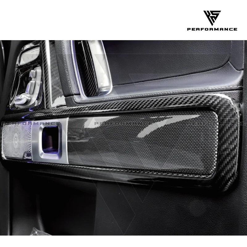Dry Carbon Fiber Car Parts Interior Parts Sticker Door Panel Frame For Mercedes Benz G-Class W464 G63 G500 G550 2019-2024