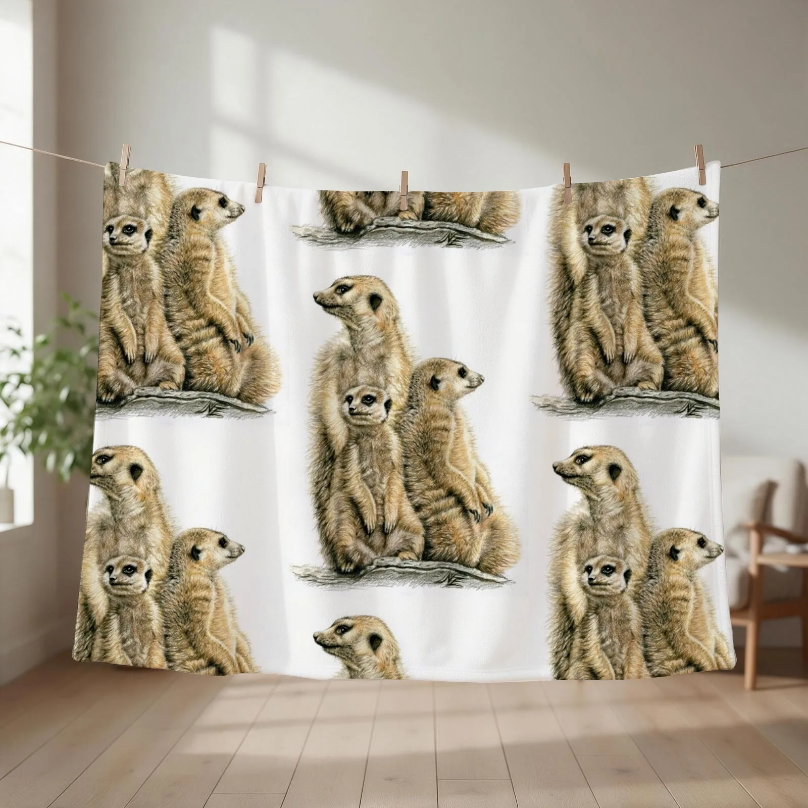 Meerkats Family - Die Erdm?nnchen Throw Blanket Blankets For Baby Extra Large Throw Bed Tourist Blankets