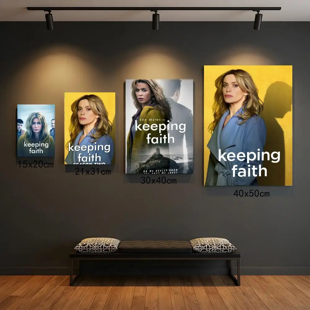 tv series K-Keeping Faith-H Poster Self Adhesive Wall Decor for Modern Home Cafe Office and Bar