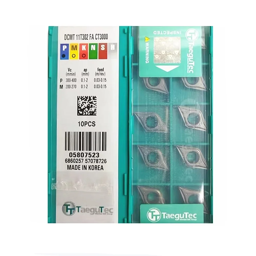 

DCMT11T302-FA DCMT11T304-FG CT3000 Cermet CNC lathe tool Internal Turning tool Turning insert Processing steel