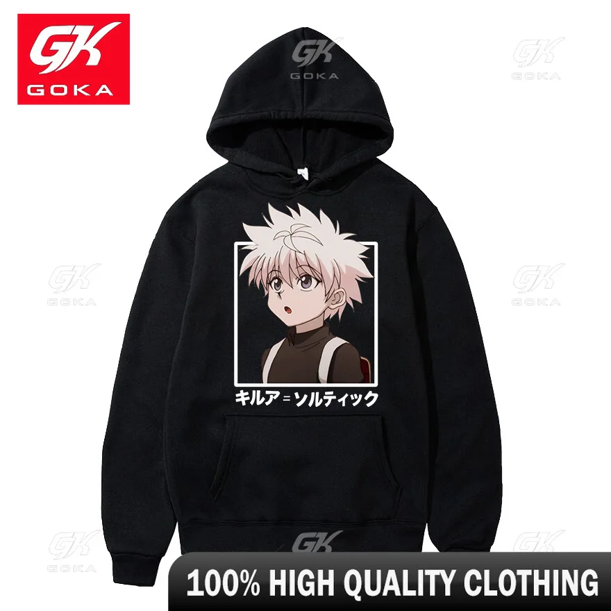 Hunter X Hunter Japan Anime Herren Damen Hoodies Harajuku Gon Killua Print Sweatshirt Unisex Herbst Winter Streetwear Unisex Tops