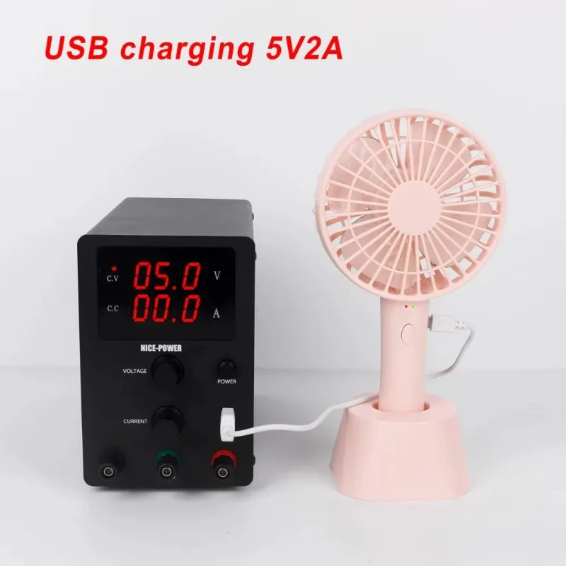 파워 R-SPS605 60V 5A 블랙 무광 텍스처 DC 스위칭 전원 공급 장치 디지털 조절 가능 전원 USB 인터페이스