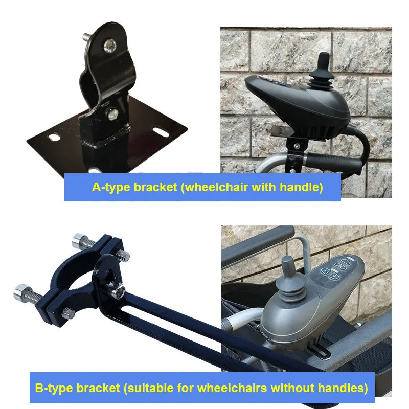 Electric Wheelchair Accessories Controller Rear Bracket Compatible with Most Wheelchair Controllers Wheelchair Bracket
