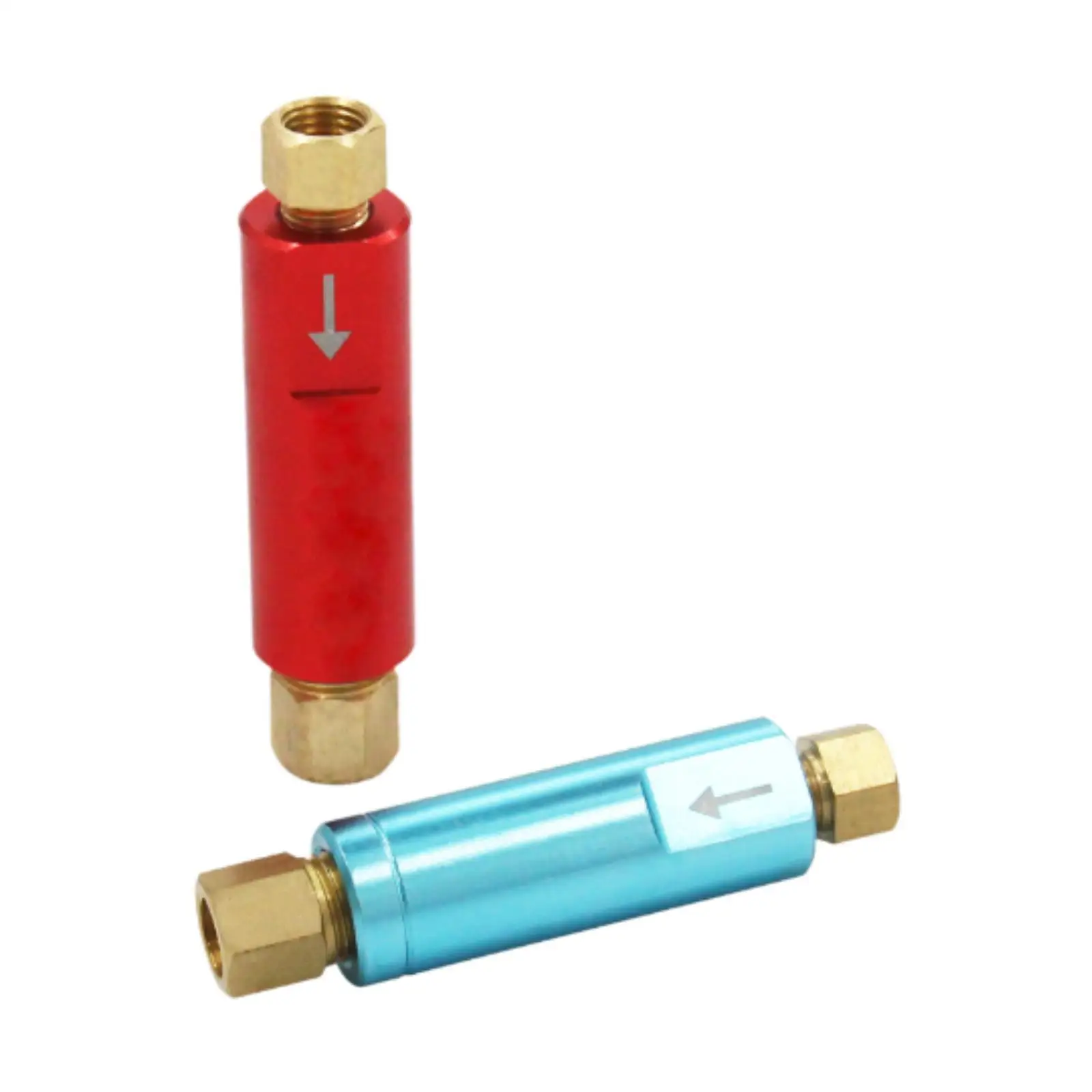 

2Pcs Brake Pressure Check Valve Sturdy Multiuse Aluminum Alloy 2lb and 10lb 3/8-24inch Adapter for Car Truck Replace Parts