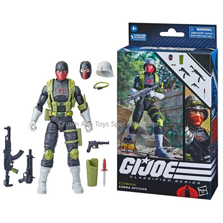 Hasbro G.I. Joe Classified Python Patrol Tele-Viper and Trubble-Bubble Cobra Officer Copperhead Vypra Copy Trendy Toy Doll Gifts