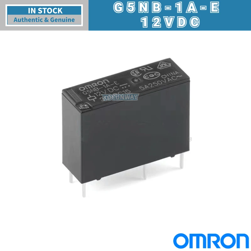 New Authentic Original OMRON PCB Power Relay G5NB-1A-E-5VDC 12VDC 24VDC DC5V 12V 24V  4-PIN 5A