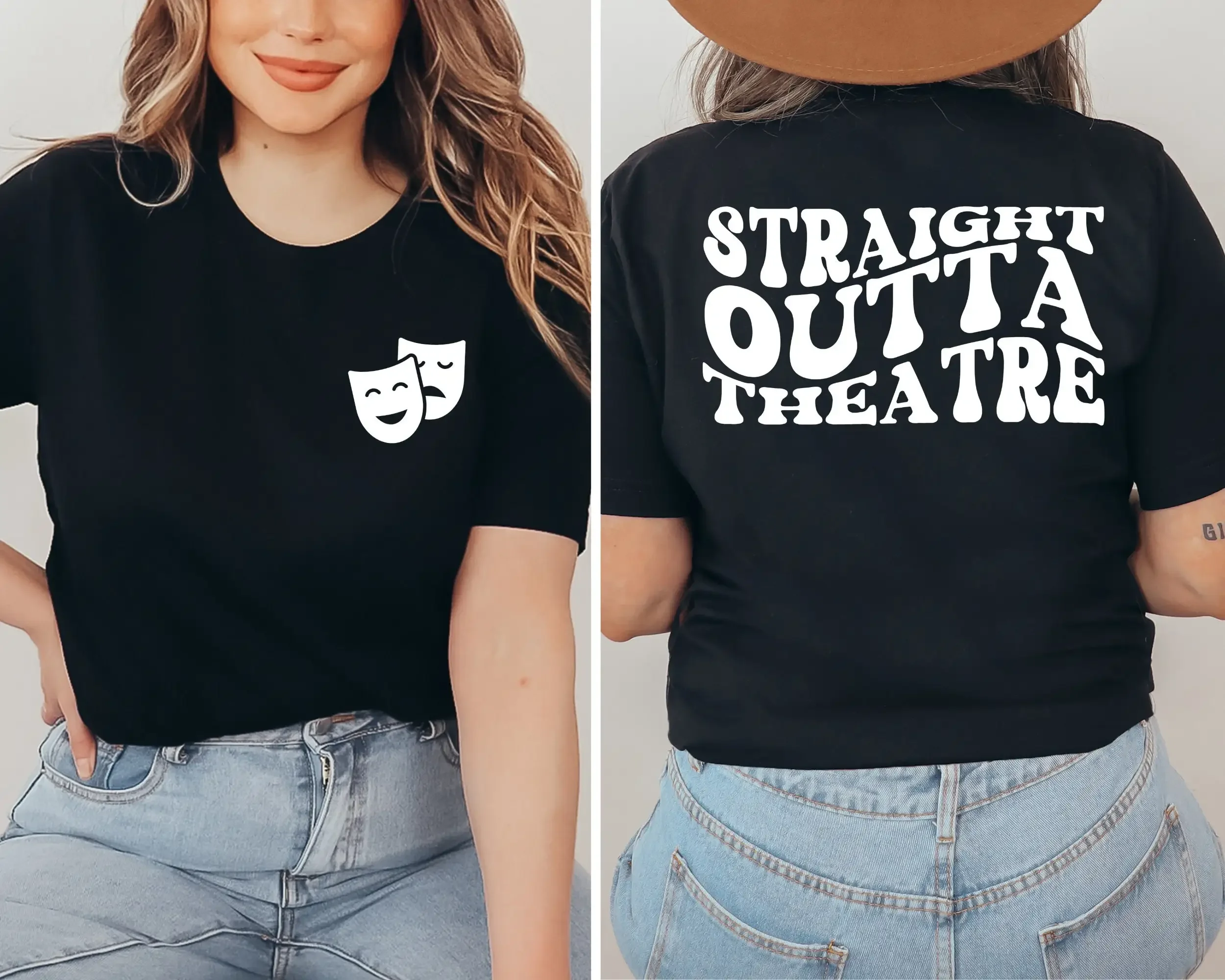 Thespian T Shirt Theatre Drama Teacher Actors Actress Stage Manager S