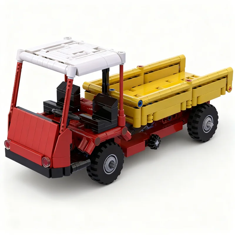 531PCS MOC Mechanical Road Machine Model Engineering Detailed Construction Creative Puzzle Blocks Showcase Decorative Toy Gift