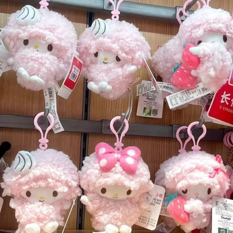 

Sweet My Melody аниме Kawaii Sanrio прекрасная кукла кулон милый мультяшный брелок украшения подарки на день рождения Ins игрушки для детей