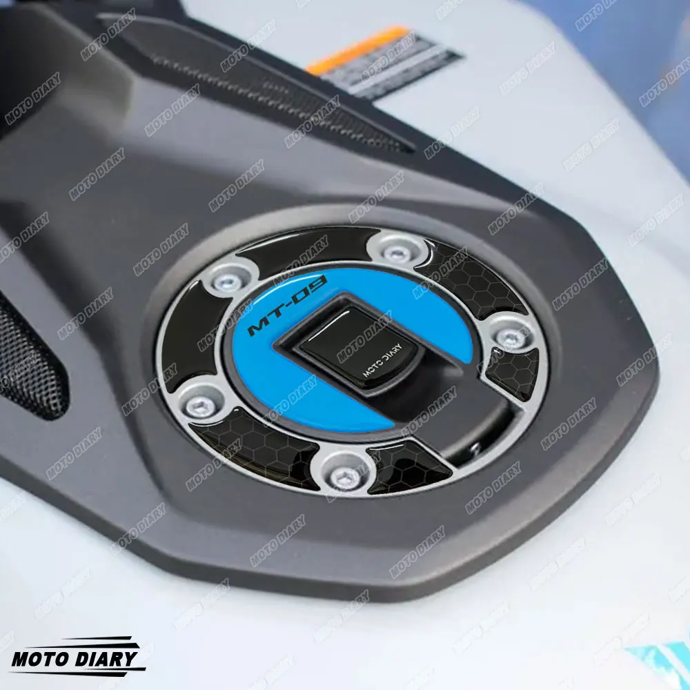 3D Resin Motorcycle Tank Pad Stickers Fuel Tank Protection Decals Waterproof For Mt09 MT-09 MT 09 2025 2024