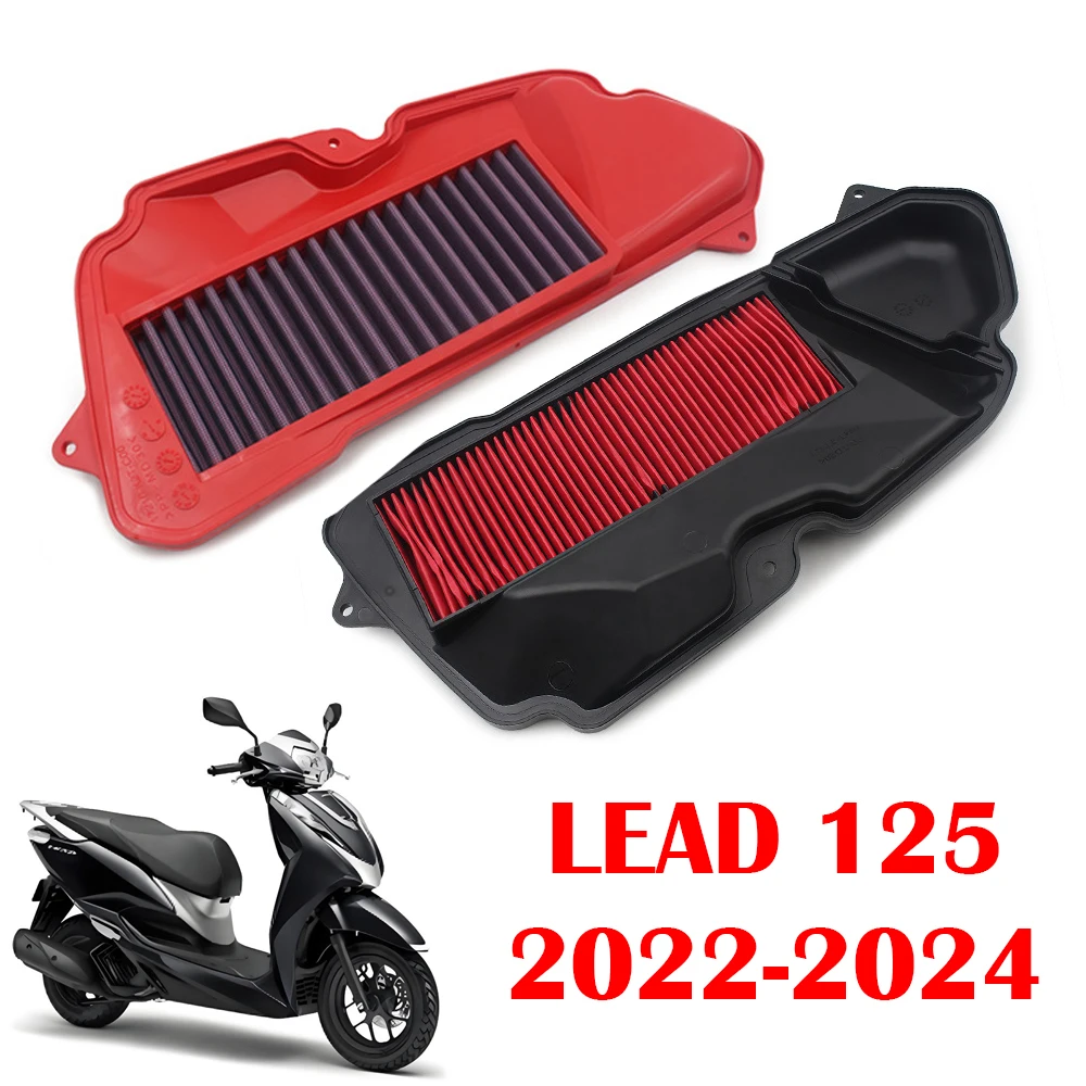 Motorcycle Engine Air Filter Cleaner 17210-K3M-T00 Air Intake Filter Element For Honda LEAD 125 LEAD125 2022-2024 Scooter