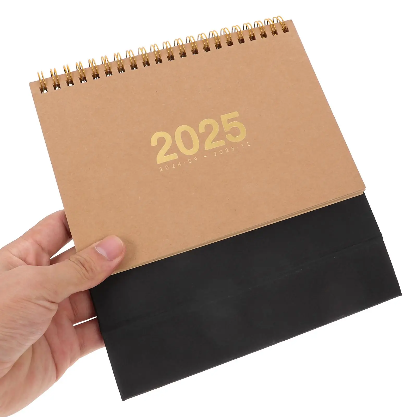 2025 Desk Calendar Standing Flip Desktop Mini Office Weekly Planner Paper Daily