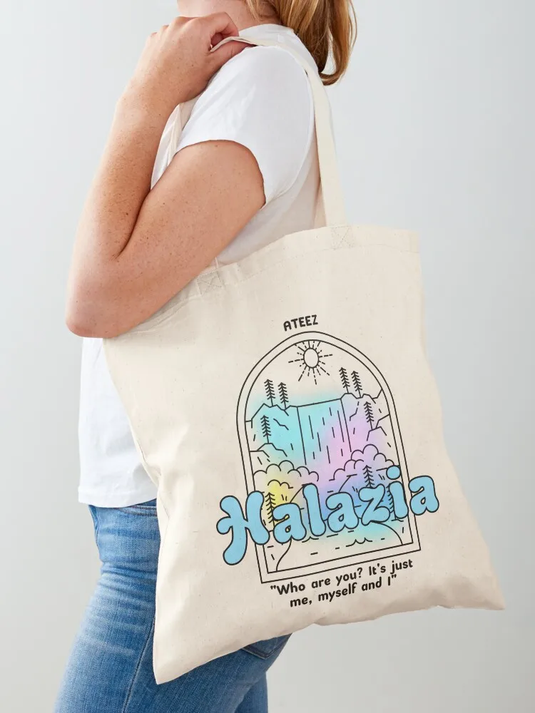 

ATEEZ - HALAZIA Tote Bag handbag Women's tote bag tote bags aesthetic canvas shopping bag