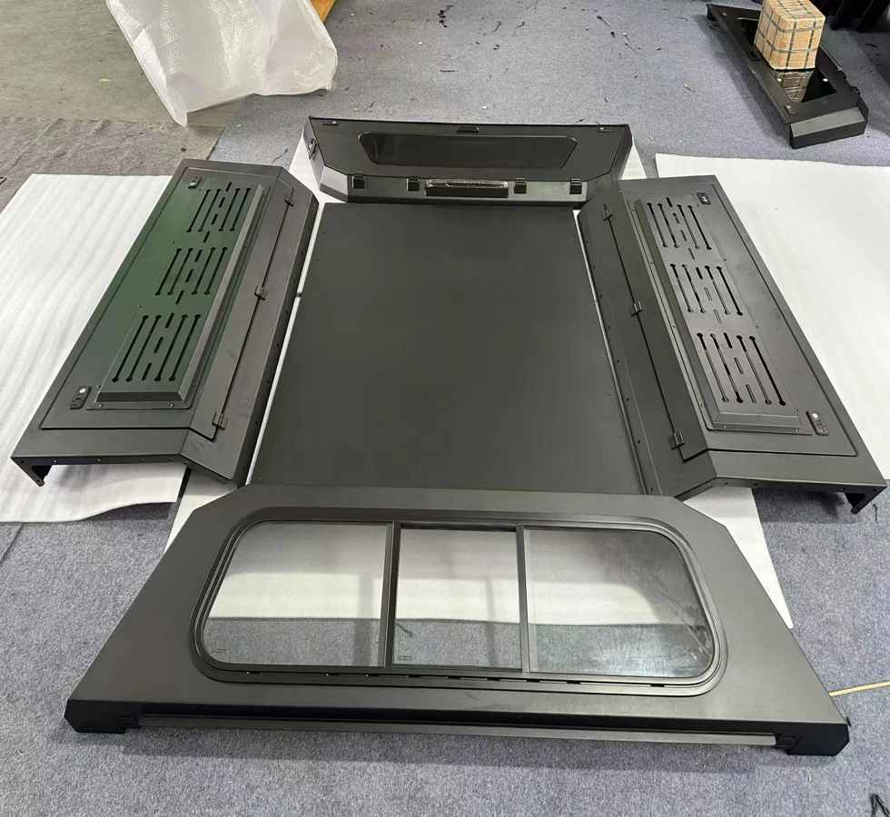 

4X4 Off road accessores canopies for Ford F150 5.5 FT Maverick hardtop aluminum steel canopy waterproof with sliding windows