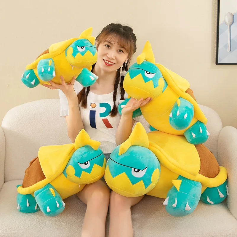 60cm Cartoon Anime Pokémon Drednaw Plush Toy Kawaii Sword and Shield Pikachu Plushies Soft Stuffed Doll Big Size Pillow Kid Gift