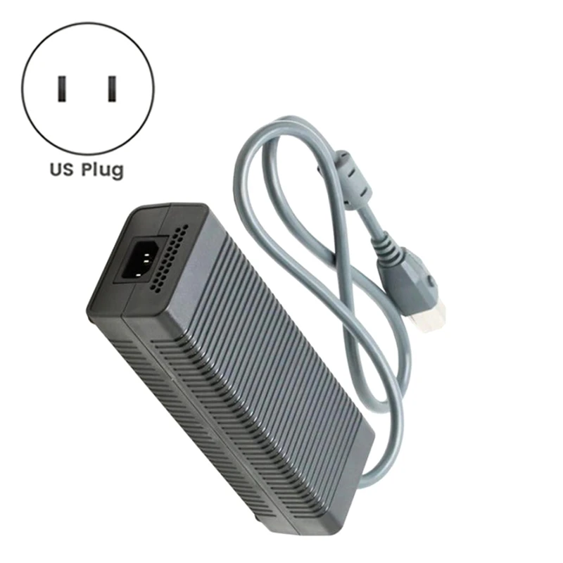 ABKI-для 360 Fat Console Plug Адаптер переменного тока Блок питания Толстый адаптер машины для Xbox360 Аксессуары для ремонта консоли