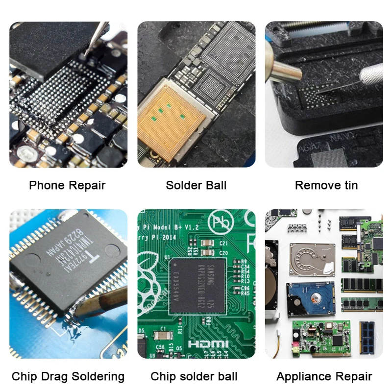 붙여 넣기 100% 기존 AMTECH NC-559-ASM BGA PCB 무연 솔더 페이스트 용접 고급 오일 플럭스 그리스 10cc 납땜 수리 붙여 넣기