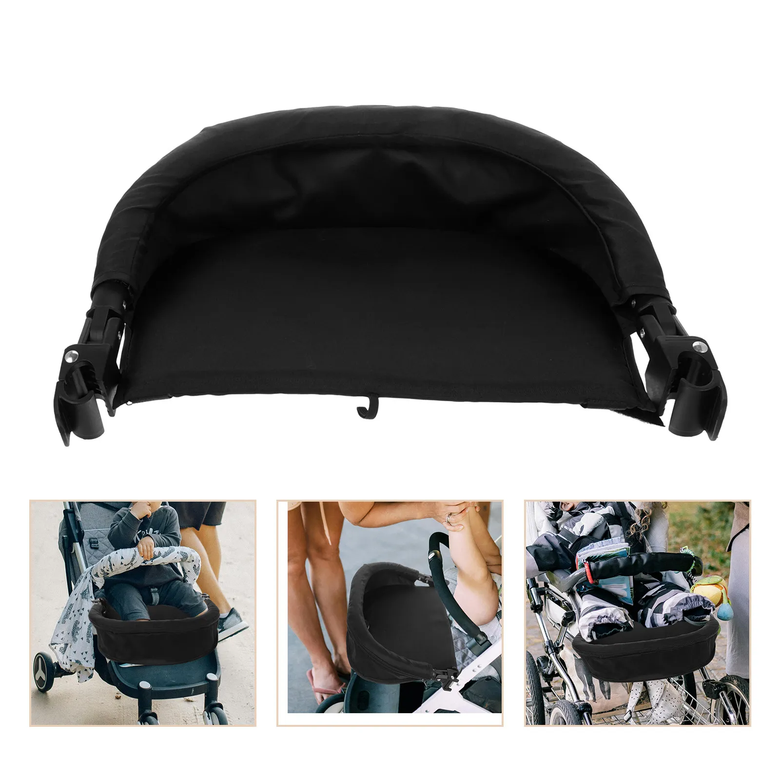 

Universal Baby Stroller Footrest Extension with Safety Armrest Extended Leg Rest for Infant Toddler Adjustable Easy Install