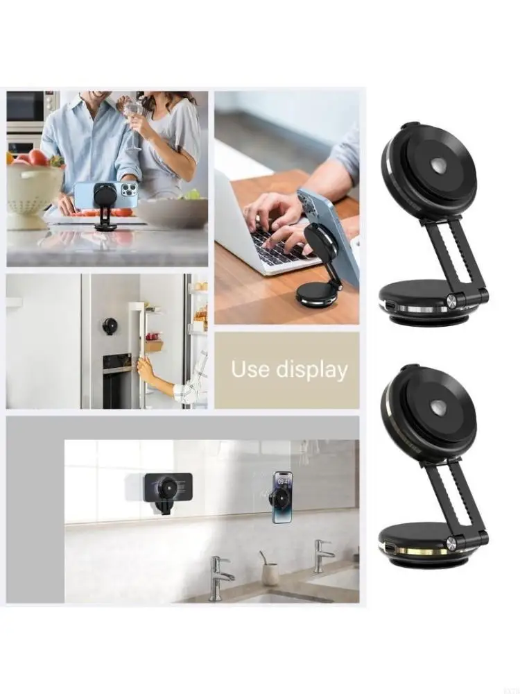 

Secure Phone Holder Bracket Stand for Car Strong Grip Vacuum Attachment