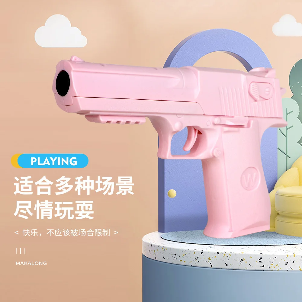 ของเล่นเด็กปืน Desert Eagle ปืนพกคู่มือ Handgun ของเล่นโฟม Dart Blaster ยิงรุ่น Launcher สําหรับชายหญิงเกมกลางแจ้ง