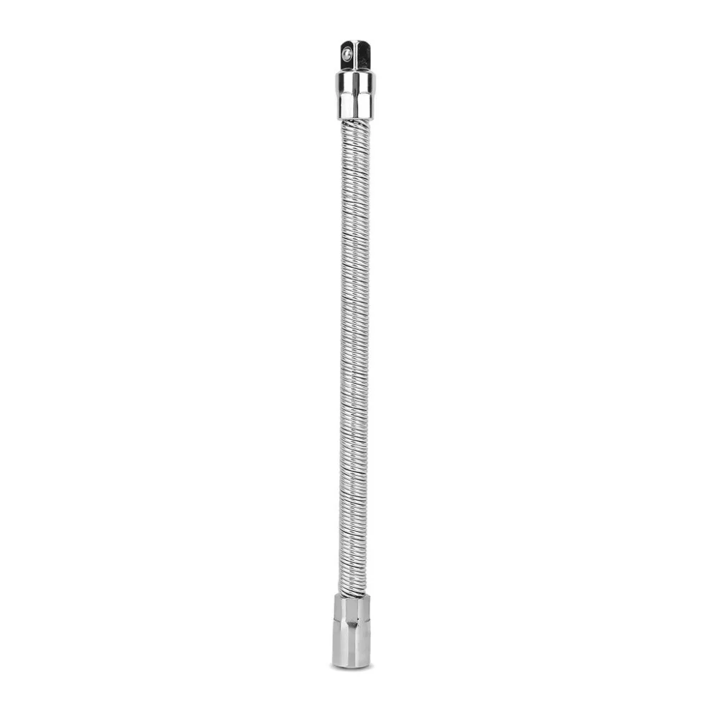 1/2 Inch Drive Flexible Extension Bar Heat-Treated Chrome Vanadium Steel 350mm Length Bit Holder Connecting Link