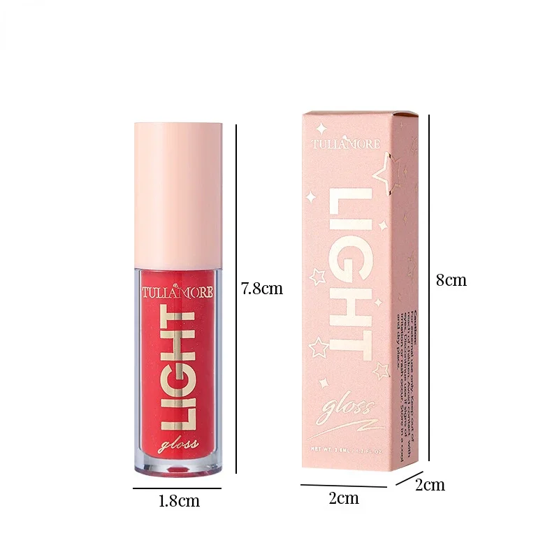 12 Colors Shine Glitter Lip Gloss Waterproof Long Lasting Moisturizing Lipstick Mirror Pearl Lip Gloss Women Makeup Cosmetics