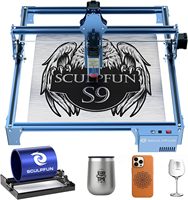 SCULPFUN S9 90W Effect Laser Engraving Machine Ultra-thin Laser Beam Shaping Technology Acrylic Engraver Cut Machine 410x420mm