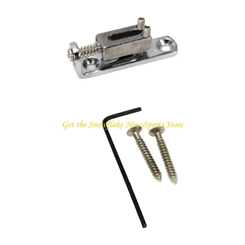E56D High Precisions Guitar Bridge Metal Texture Suitable for Durability Clear Sound