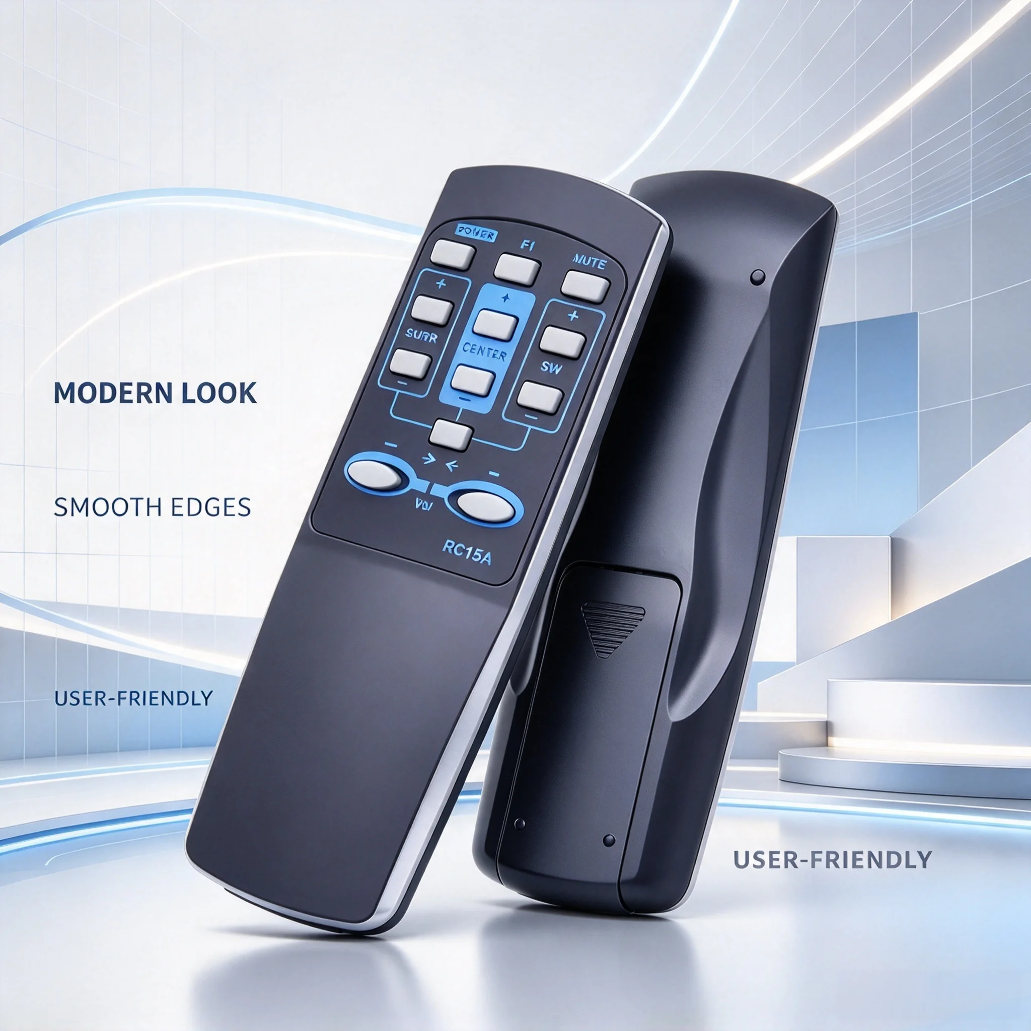 New RC15A Replacement Remote Control Compatible with Edifier Sound Speaker System R501T04 S5.1M R501T RC16 RC15T, No Programming