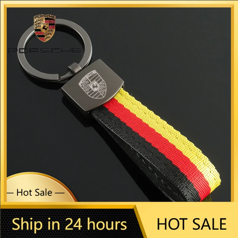 

Брелоки-цепочки с эмблемой для автомобилей Porsche Cayenne, Panamera, Macan, 911. Аксессуары для ключей.