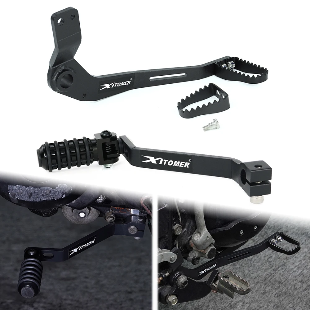 

Подходит для Yamaha TW200 1987-2020 2021 2022 2023 2024 2025 мотоциклетный стальной складной рычаг педали тормоза, рычаг переключения передач