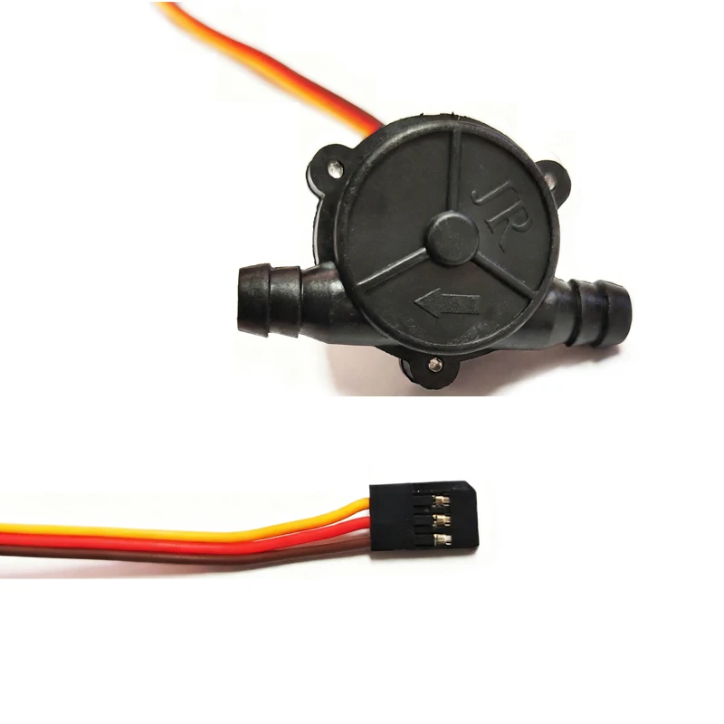 1PCS 0.2-6L/Min Sensore di Flusso D'acqua w Connettore Dupont 8MM Tubo di Interfaccia Misuratore di Liquido per la Protezione Delle Piante Drone Serbatoio Dell'acqua/Pompa