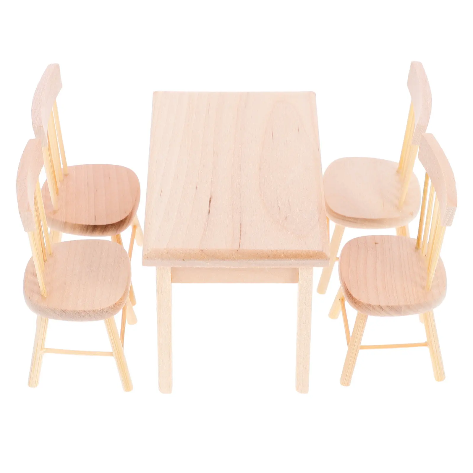 

1Set Wood Mini Small Seat Stable Solid Color Miniature Furniture Accessories Creative Micro House Ornament Decoration Supplies