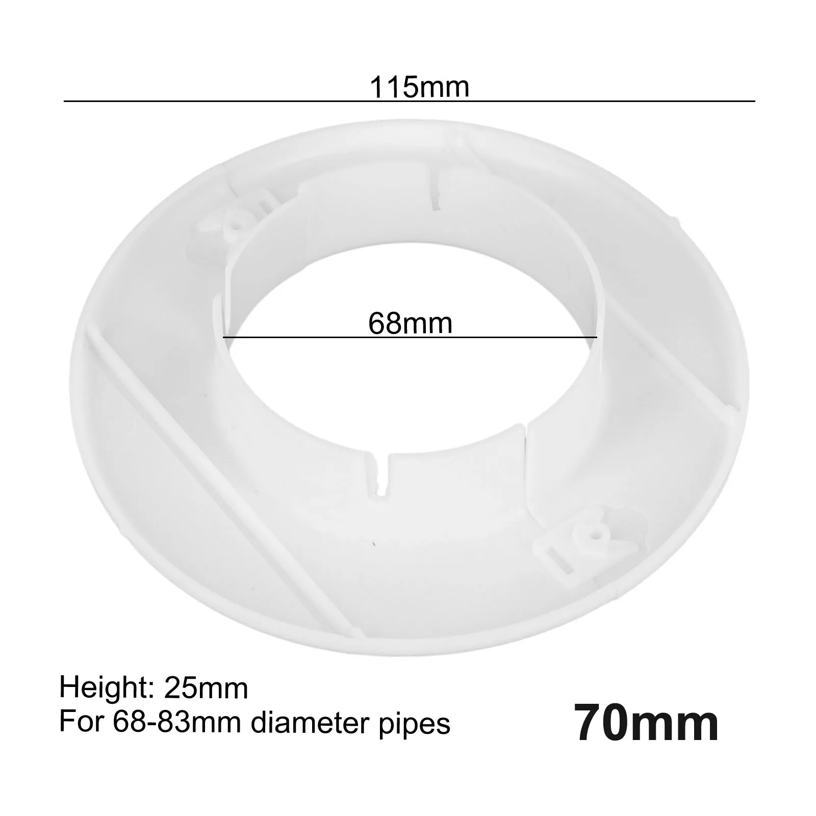 غطاء فتحة مرور كابل مادة البولي بروبيلين لتركيبات أنابيب تكييف الهواء روزيت ومقاومة للصقيع والحرارة