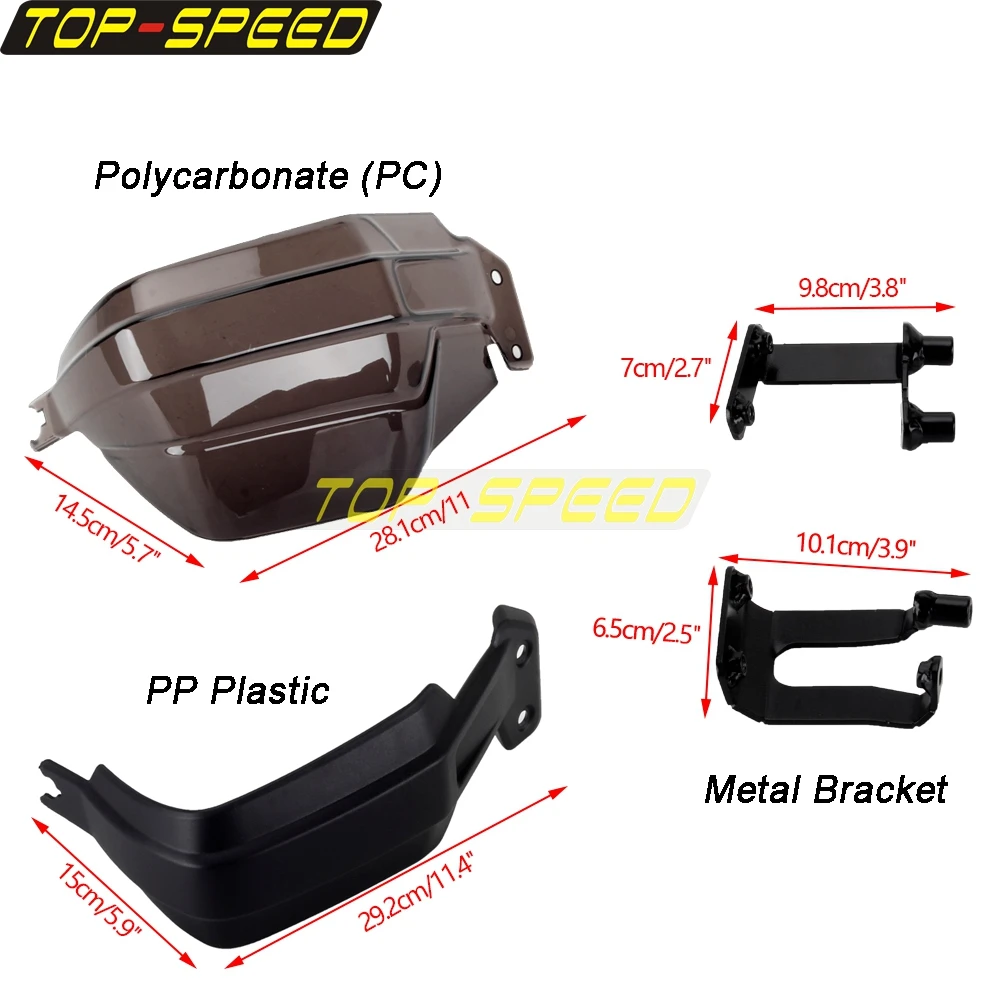 PP+PC Wind Handguard Hand Guard For Harley Pan America 1250 RA1250 Special RA1250S Motorcyle Handlebar Guards Protection 2021-24