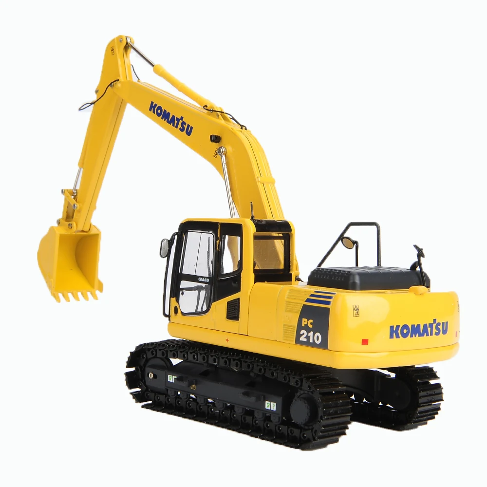 1/50 Scale Alloy PC210 Engineering Vehicle Hydraulic Excavator Diecast Model Toy Collection