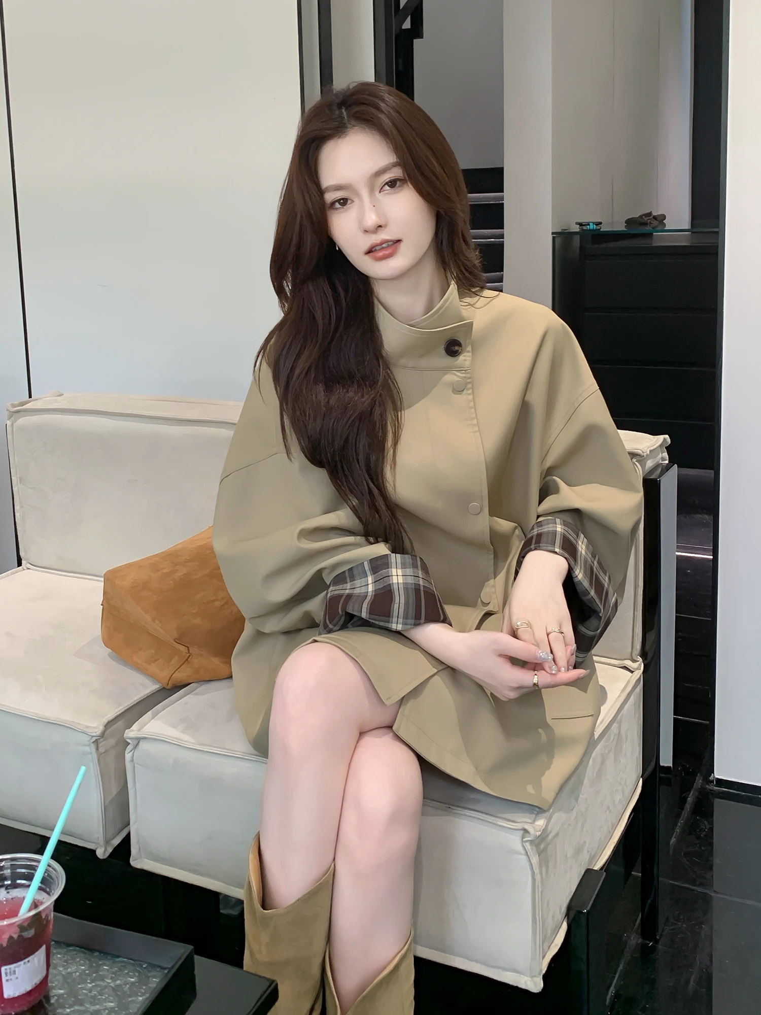 

Jiemi Women's down Jaet Lightweight ort Coat Inner Liner Windbreaker Du Feather Filling Commute Sle Regular Sve