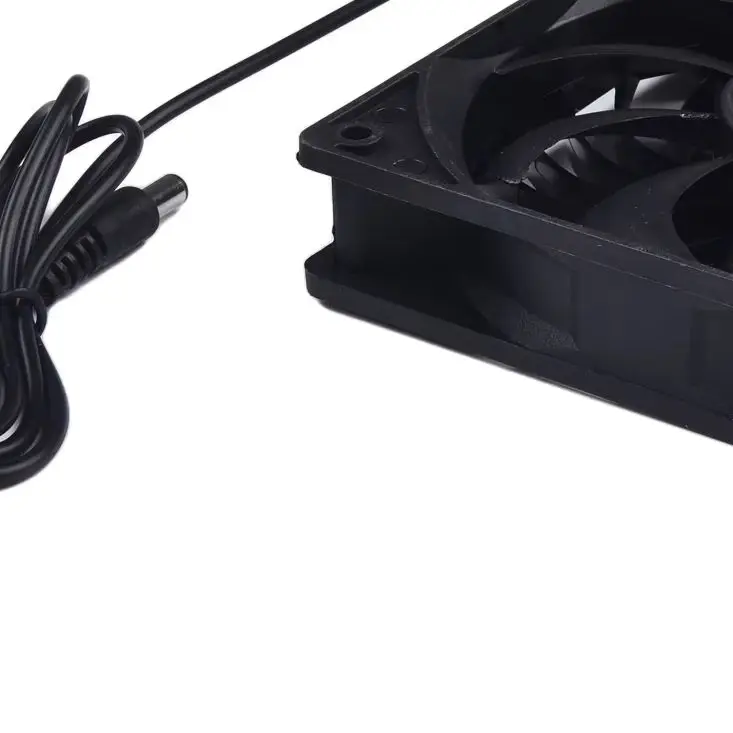Air Circulation Outdoor Environments 12V Dual Exhaust Fan Outdoor Solar Fan Easy To Install Double-layer Metal Protective Cover