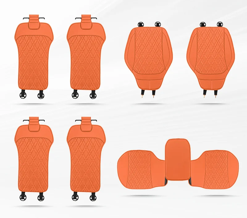 

Seven-piece Set New Arrival Five-Seat Car Seat Cover Breathable All-Year Round Neutral Classic Design for Full Car