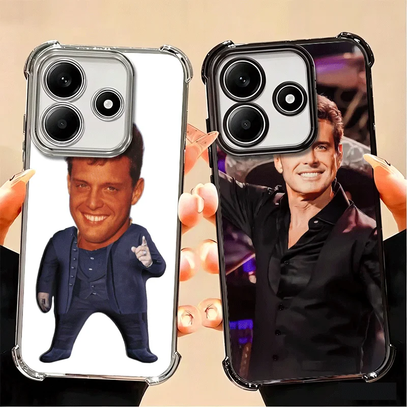 L-Luis M-Miguel Singer Soft Phone Case For Xiaomi Poco X7 X8 Pro Max X6 X5 X3 F8 Ultra F7 M8 M7 M5S Redmi 15C 15A 15 14C 13C 12C