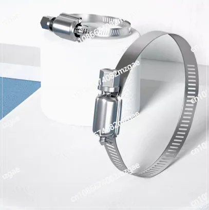 Stainless Steel Clamp Water Pipe Clamp American Strong Throat Clamp Hose Quick Installation and Fixation