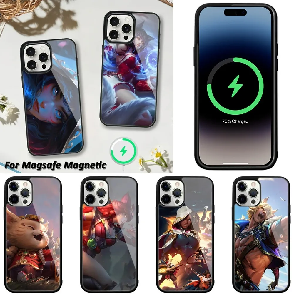 Game League Of L-Legends LOL Phone Case For iPhone 15,14,13,12,11,Plus,Pro,Max,Mini,Magsafe,Magnetic,Wireless,Charging